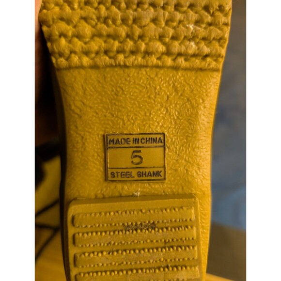 The Original Duck Boots Men's Snow Boots Size 5 Brown Flannel Lined Steel Shank - Picture 7 of 9